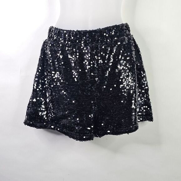 NWT Kancy Kole Black Sequin Short and Blazer Set - Picture 4 of 13